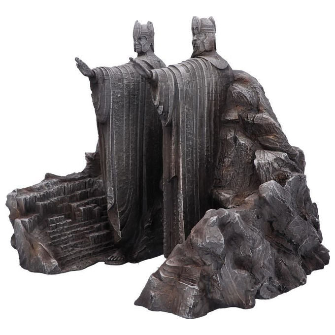 Nemesis Now B6597A24 Il Signore degli Anelli Gates of Argonath Fermalibri in Resina dipinti a mano 19 cm colore Grigio