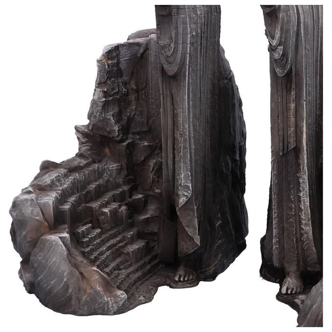 Nemesis Now B6597A24 Il Signore degli Anelli Gates of Argonath Fermalibri in Resina dipinti a mano 19 cm colore Grigio