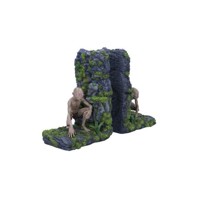 Nemesis Now B6945A25 Il Signore degli Anelli Gollum e Smeagol Fermalibri in Poliresina 18.5 cm colore Verde Grigio