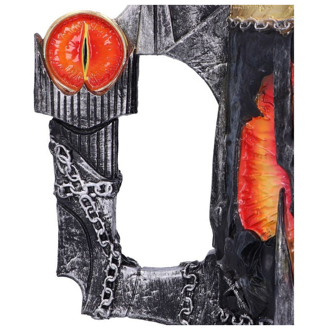 Nemesis Now B5896V2 Il Signore degli Anelli Boccale con Coperchio Sauron in Resina e Acciaio Inox 15,5 cm colore Multicolore