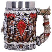 Nemesis Now B7324A26 World of Warcraft Horde Boccale in Resina con Inserto Acciaio Inossidabile 15.5 cm