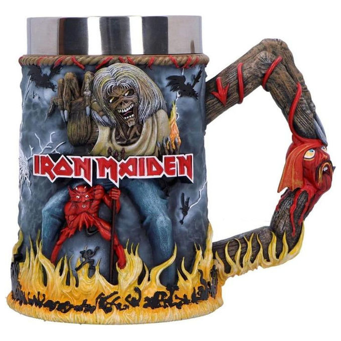 Nemesis Now B7349C25 Boccale da Collezione Stranger Things Demogorgon Resina Inserto Acciaio Inox Dipinto a Mano Licenza Ufficiale