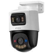 Imou IPC-PS70FP-10M0 PS70F Telecamera IP PoE Doppio Obiettivo 10MP Esterno Pan Tilt AI Sirena 110dB Visione Notturna 30m colore Bianco