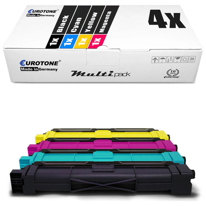 GandG TN-243BK TN-243C TN-243M TN-243Y Toner Compatibile Brother Multipack 4 pz 1000 pagine colore Nero Ciano Magenta Giallo