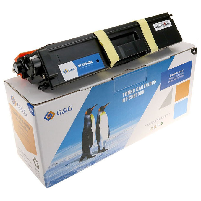 GandG TN-910BK Toner Compatibile Brother HL-L9310CDW MFC-L9570CDW 9000 Pagine colore Nero