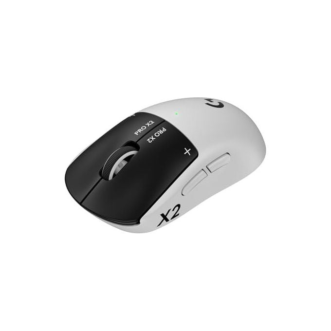 Logitech G 910-007777 PRO X2 SUPERSTRIKE Mouse Gaming Wireless sensore HERO 2 44000 DPI 8000 Hz LIGHTSPEED colore Bianco