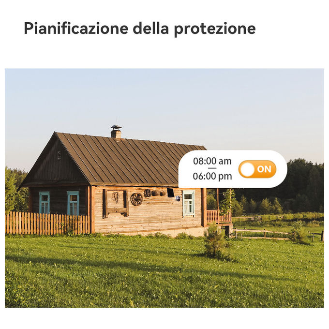 Imou IPC-SA70F-10M1T2-EU AOV Dual Kit Telecamera IP Esterna Doppia Ottica 10MP 4G Wi-Fi Batteria 10000 mAh Pannello Solare 8W IP66 colore Nero Bianco