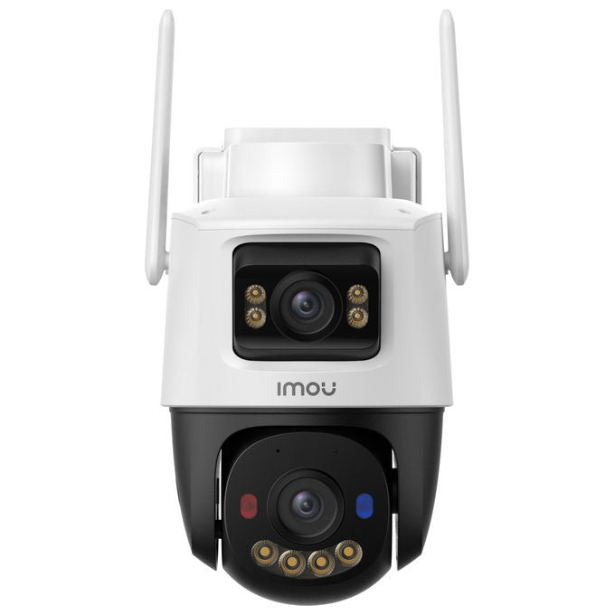 Imou IPC-SA70F-10M1T2-EU AOV Dual Kit Telecamera IP Esterna Doppia Ottica 10MP 4G Wi-Fi Batteria 10000 mAh Pannello Solare 8W IP66 colore Nero Bianco