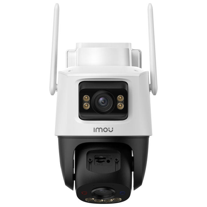 Imou IPC-SA70F-10M1T2-EU AOV Dual Kit Telecamera IP Esterna Doppia Ottica 10MP 4G Wi-Fi Batteria 10000 mAh Pannello Solare 8W IP66 colore Nero Bianco