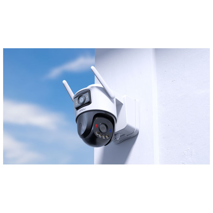 Imou IPC-SA70F-10M1T2-EU AOV Dual Kit Telecamera IP Esterna Doppia Ottica 10MP 4G Wi-Fi Batteria 10000 mAh Pannello Solare 8W IP66 colore Nero Bianco