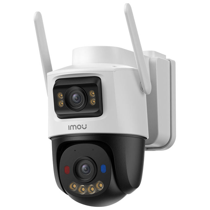 Imou IPC-SA70F-10M1T2-EU AOV Dual Kit Telecamera IP Esterna Doppia Ottica 10MP 4G Wi-Fi Batteria 10000 mAh Pannello Solare 8W IP66 colore Nero Bianco