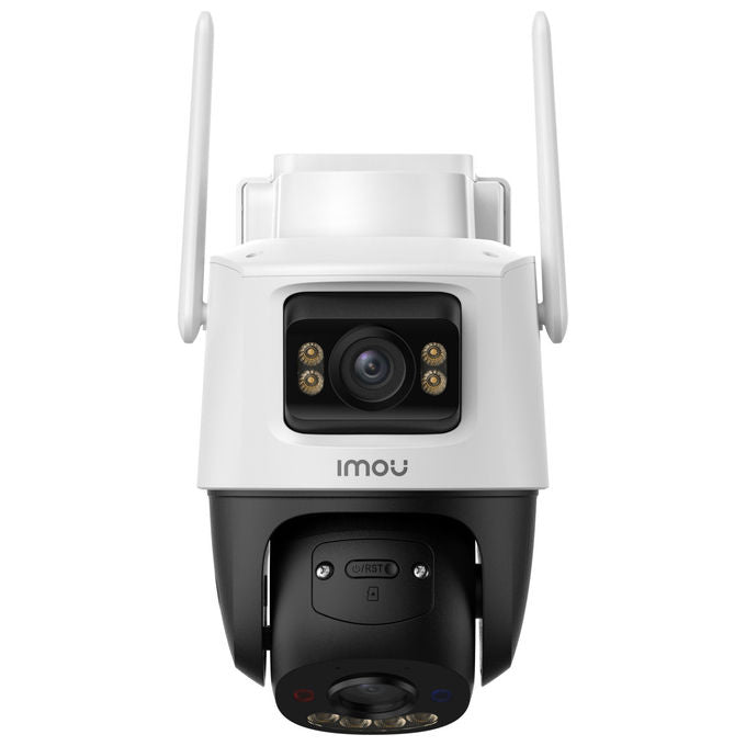 Imou IPC-SA70F-10M1T2-EU AOV Dual Kit Telecamera IP Esterna Doppia Ottica 10MP 4G Wi-Fi Batteria 10000 mAh Pannello Solare 8W IP66 colore Nero Bianco