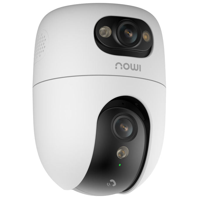 Imou IPC-S20EP-6M0S-IMOU A1 Dual Telecamera IP Wi-Fi 6 Dual Band Doppia Lente 6 MP Visione Notturna Rilevamento AI Audio Bidirezionale MicroSD 512 GB colore Nero Bianco