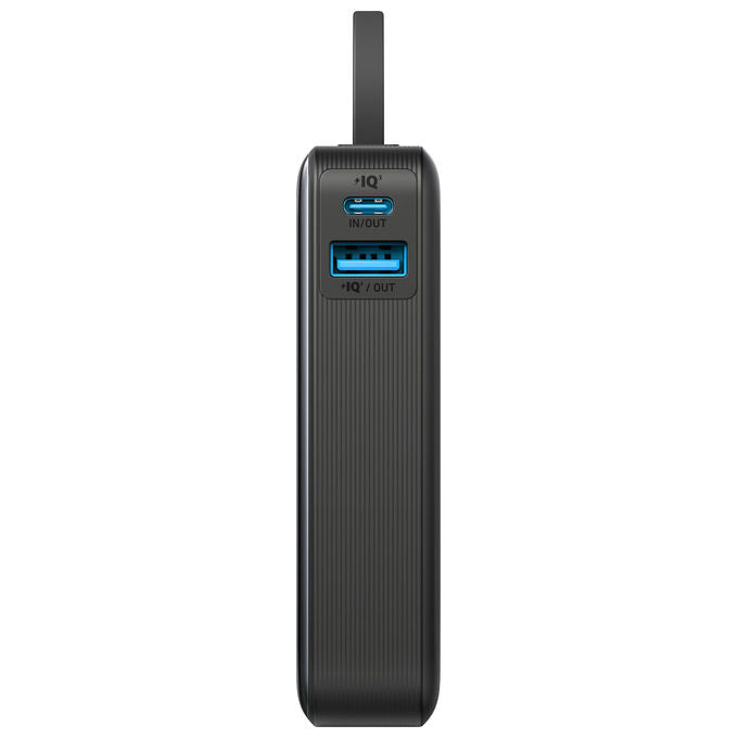 Anker A1259G11 545 Nano Power Bank 10000 mAh 30W ricarica rapida cavo USB-C integrato colore Nero