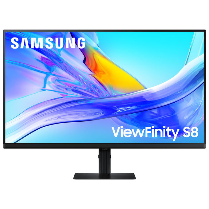 Samsung S80UD ViewFinity S8 Monitor PC 32'' 4K Ultra HD IPS HDR10 USB-C 90W KVM LAN colore Nero