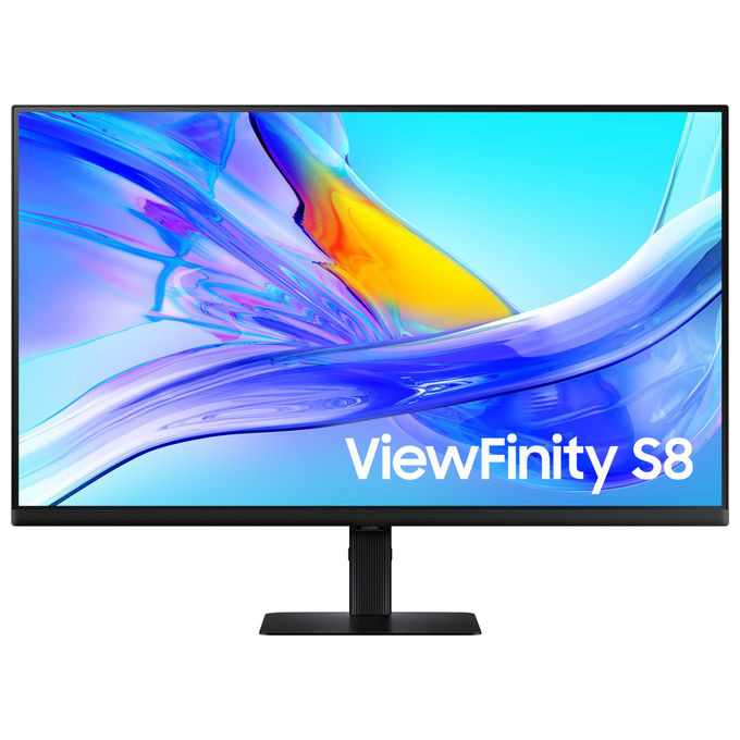 Samsung S80UD ViewFinity S8 Monitor PC 32'' 4K Ultra HD IPS HDR10 USB-C 90W KVM LAN colore Nero