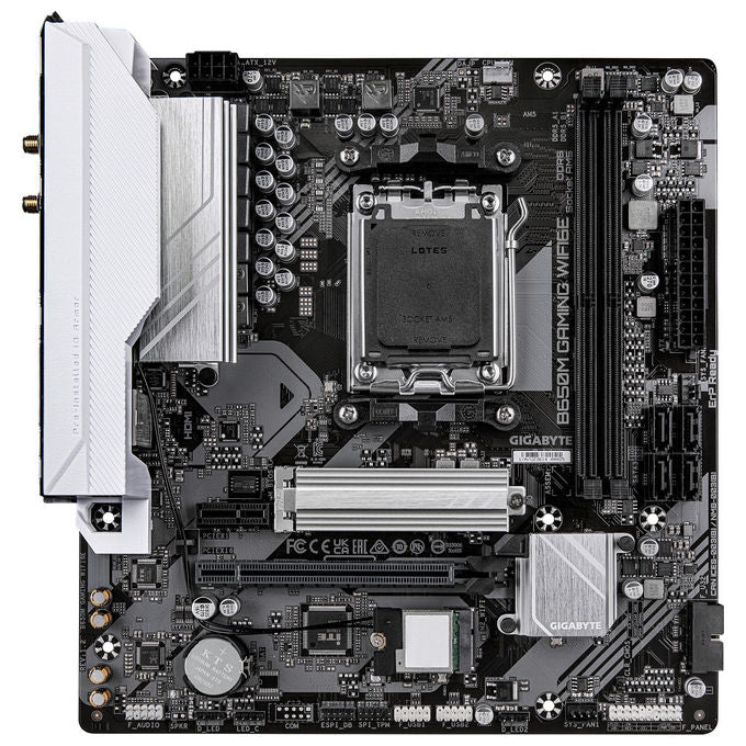 Gigabyte B650M GAMING WIFI6E Scheda Madre micro ATX Socket AM5 AMD B650 DDR5 6400 MHz Wi-Fi 6E LAN 2.5 GbE PCIe 4.0 M.2