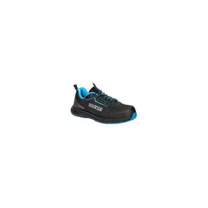 Sparco BTB00 Takuma Scarpa Antinfortunistica S3S ESD SR FO HRO Metal Free Puntale Vetroresina Tomaia Nubuck colore Nero