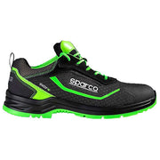 Sparco 07539 Forester ESD Scarpe Antinfortunistiche S3S SR LG Metal Free Antistatiche Taglia 44 colore Nero Verde Fluo