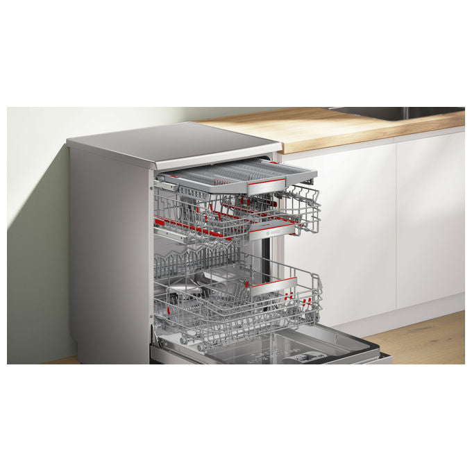 Bosch SMS8TCI04E Serie 8 Lavastoviglie Libera installazione 14 coperti Classe A 42 dB PerfectDry Wi-Fi (84.5x60x60 cm) colore Acciaio inox
