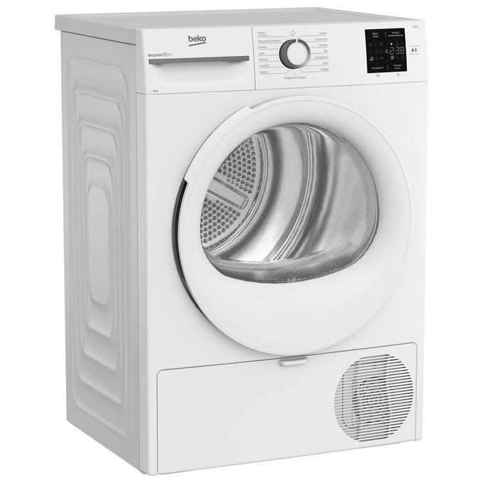 Beko BMT103EW NX Asciugatrice Pompa di Calore 10 Kg Classe D 15 Programmi 64 dB (84.6x59.8x60.7 cm) colore Bianco