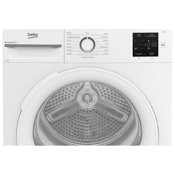 Beko BMT103EW NX Asciugatrice Pompa di Calore 10 Kg Classe D 15 Programmi 64 dB (84.6x59.8x60.7 cm) colore Bianco