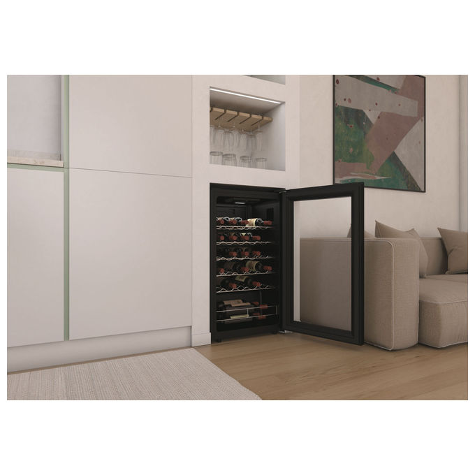 Candy CWC033M DiVino Cantinetta Vino Libera Installazione 33 Bottiglie 5-20°C Classe G 37 dB Wi-Fi colore Nero