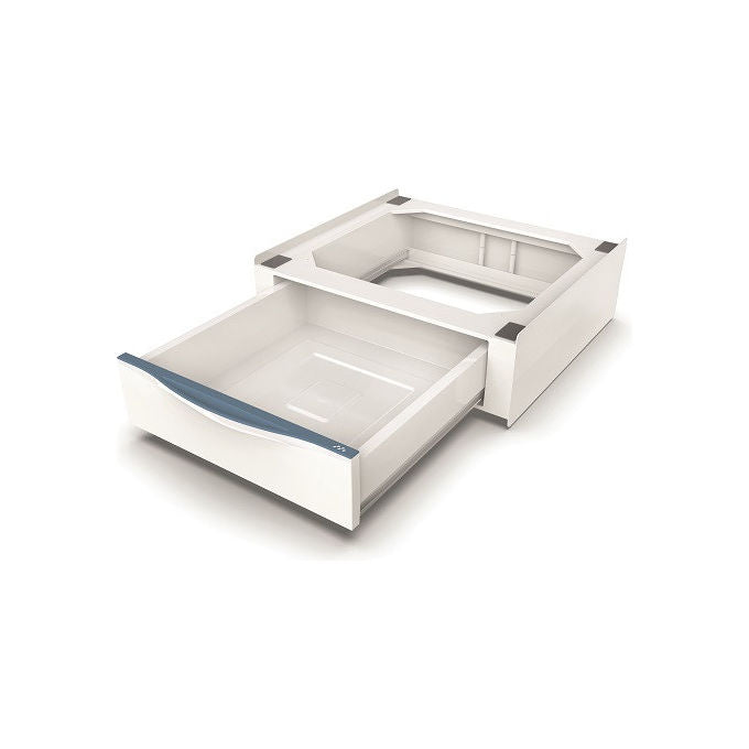 Meliconi EXTRAL60 Base Torre Extra Kit Sovrapposizione Lavatrice Asciugatrice Cassetto 28 L 250 Kg colore Bianco