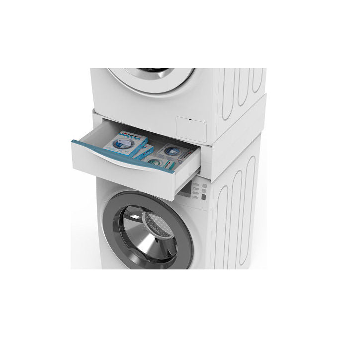 Meliconi EXTRAL60 Base Torre Extra Kit Sovrapposizione Lavatrice Asciugatrice Cassetto 28 L 250 Kg colore Bianco