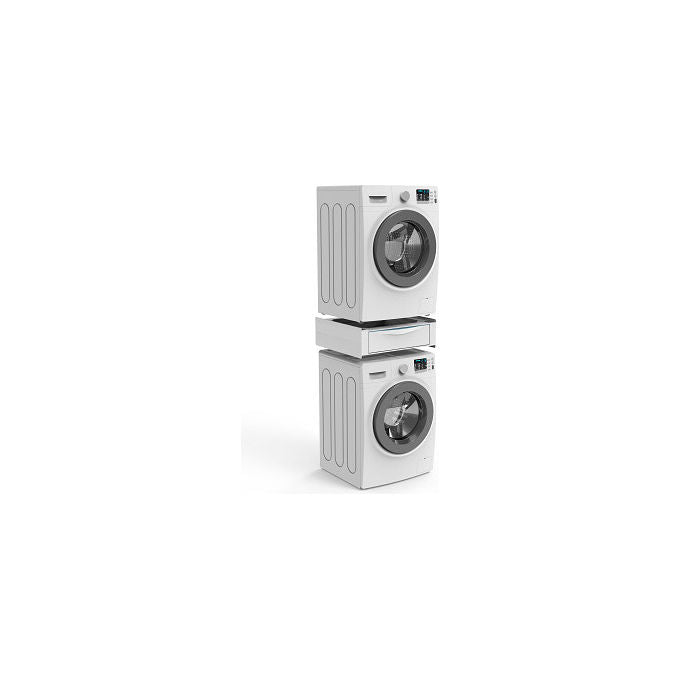 Meliconi EXTRAL60 Base Torre Extra Kit Sovrapposizione Lavatrice Asciugatrice Cassetto 28 L 250 Kg colore Bianco
