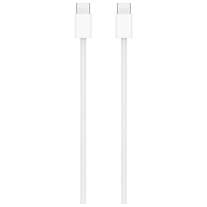 Apple MW493ZM-A Cavo di ricarica USB-C 60W 1 m tessuto intrecciato colore Bianco