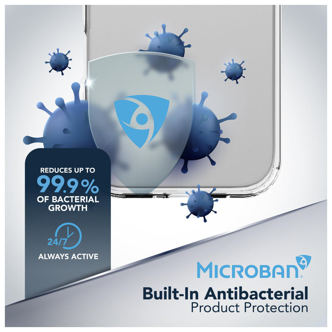 Cellularline CLEARDUOGALA27T ClearDuo Cover rigida Samsung Galaxy A27 antiurto resistente ai graffi colore Trasparente
