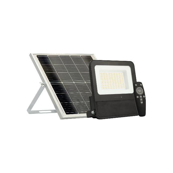 Briloner Faro Solare LED 15W 1800 lumen CCT IP65 con Sensore di Movimento e Telecomando