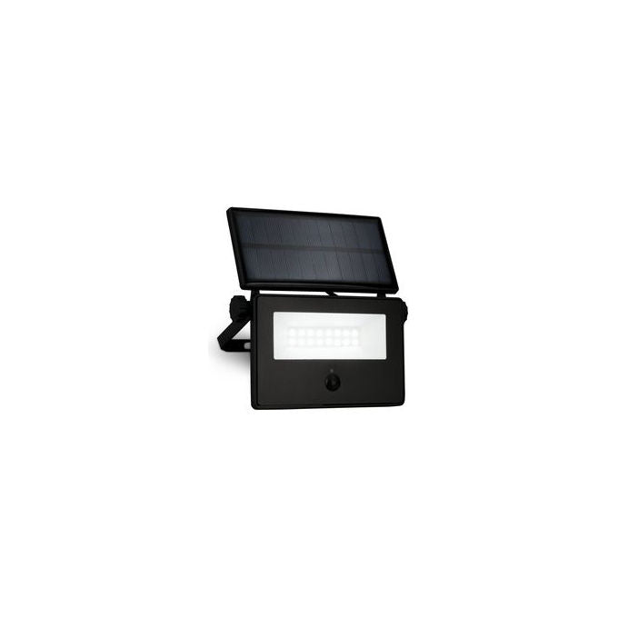 Briloner BT10029 Applique Solare da Esterno LED 6W 800 lumen Dimmerabile Sensore Presenza IP44 colore Nero