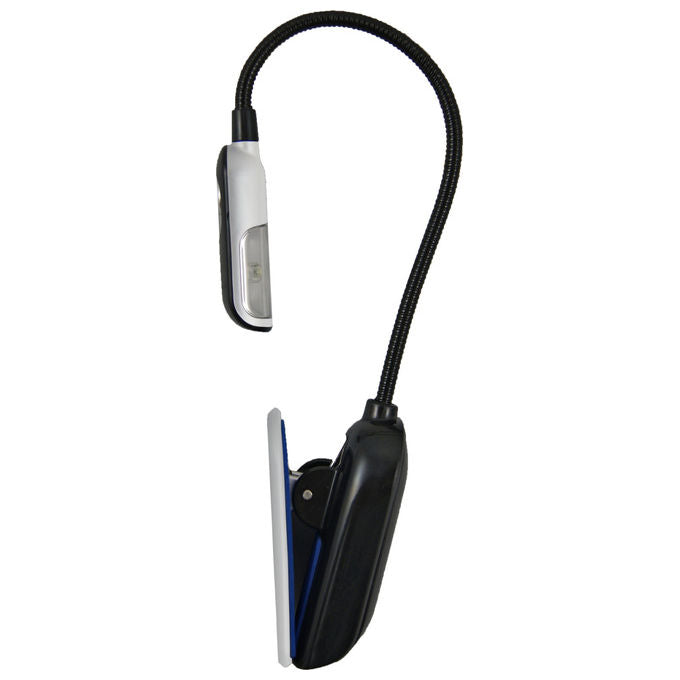 Varta 16618101421 Book Light Luce per Libri LED con Clip Collo Flessibile 9 lm 26h 2x CR2032 colore Nero Argento