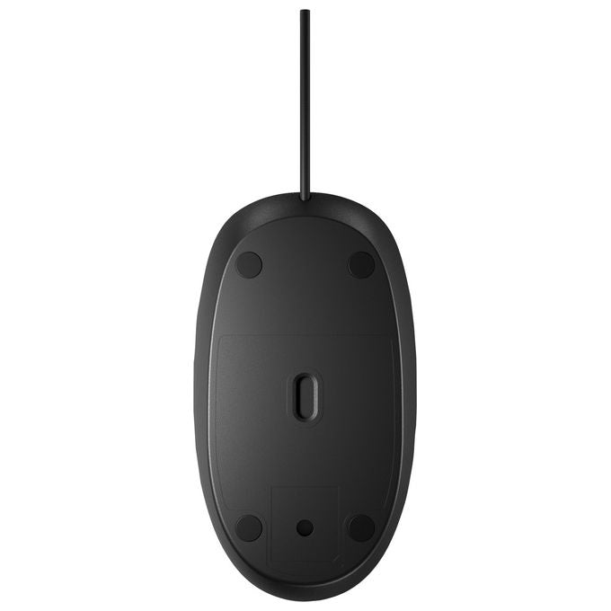 HP 265A9UT Mouse Cablato Ottico USB tipo A 1200 DPI 3 tasti Ambidestro colore Nero