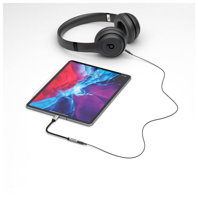 Marmitek 25008374 Adattatore USB-C Audio Jack 3.5mm 15 cm DAC 32 bit colore Nero Argento