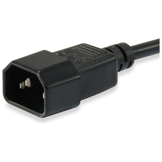 Equip 112101 Cavo di Alimentazione IEC C14 Maschio a IEC C13 Femmina 3 m 250V 10A colore Nero