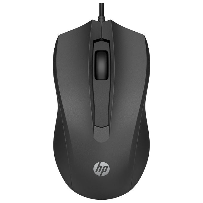 HP 6VY96AA Mouse Cablato Ottico Ambidestro 1600 DPI 3 Tasti USB tipo A colore Nero