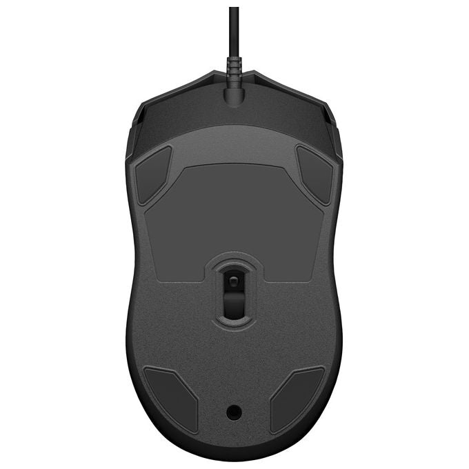 HP 6VY96AA Mouse Cablato Ottico Ambidestro 1600 DPI 3 Tasti USB tipo A colore Nero