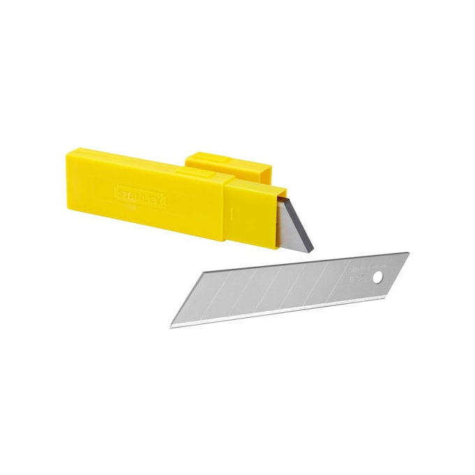 Stanley 1-11-325 Lame Spezzabili per Cutter 25 mm 7 Segmenti Confezione da 20 Pezzi colore Metallico