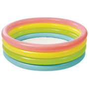 Intex 56441 Sunset Glow Pool Piscina Gonfiabile per Bambini 4 Anelli 168x46 cm 780 L colore Multicolore