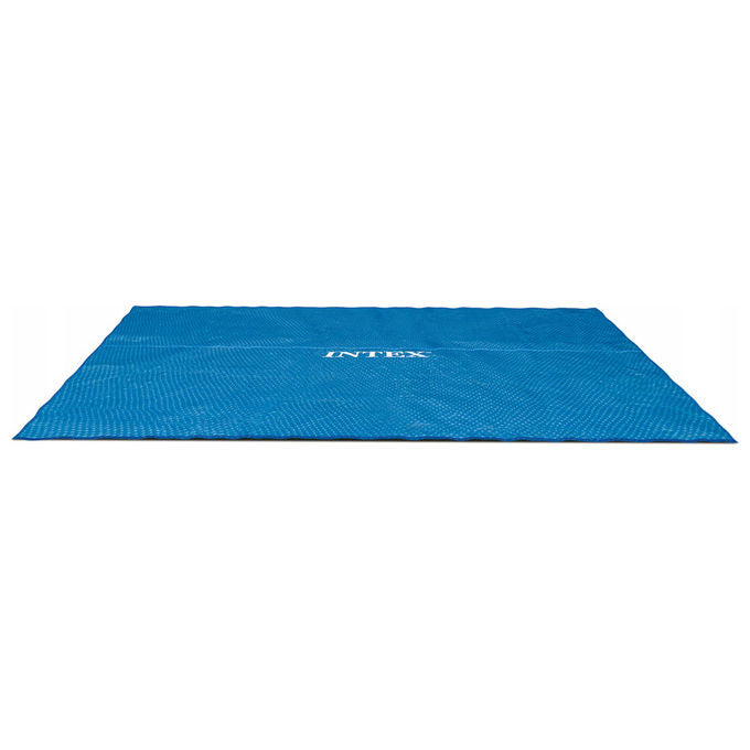 Intex 29028 Telo Termico Solare Copertura Piscina Rettangolare 378x186 cm Polietilene 160 micron colore Blu