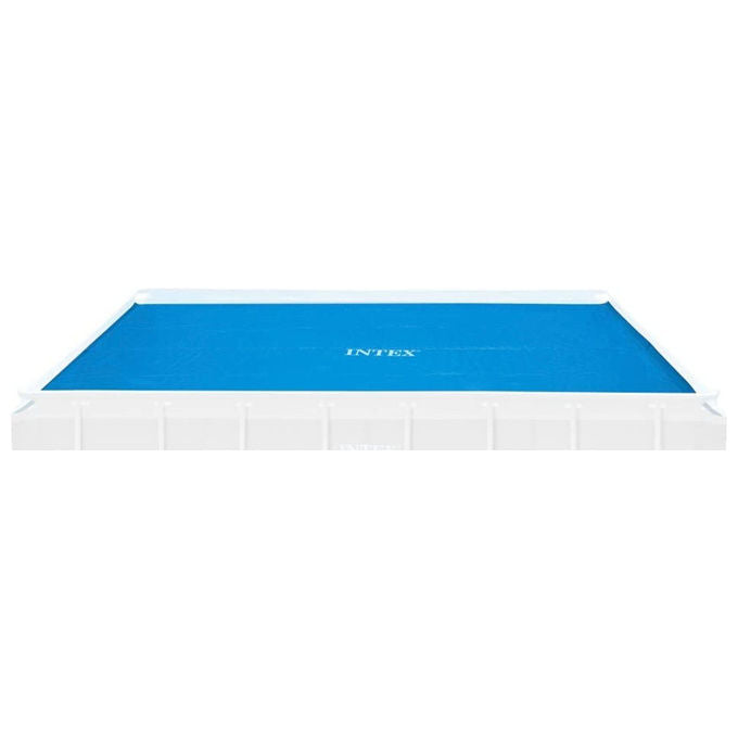 Intex 29028 Telo Termico Solare Copertura Piscina Rettangolare 378x186 cm Polietilene 160 micron colore Blu