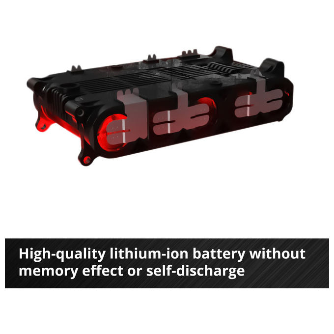 Einhell PXC-STARTER-KIT Power X-Change Set Batteria e Caricabatterie 18V 2.5Ah Ricarica Rapida colore Nero Rosso