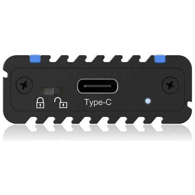 ICY BOX IB-1824ML-C31 Box Esterno SSD M.2 NVMe USB 3.2 Gen 2 10 Gbit-s PCIe 3.0 2 TB colore Nero