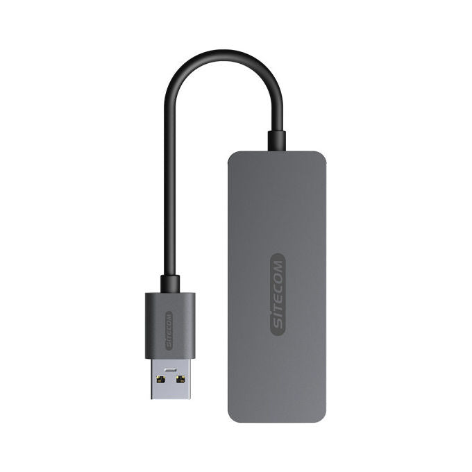 Sitecom CN-5007 Hub USB 4 Porte 2x USB-A 2x USB-C USB 3.2 Gen 1 5000 Mbit-s Plug and Play colore Nero Grigio