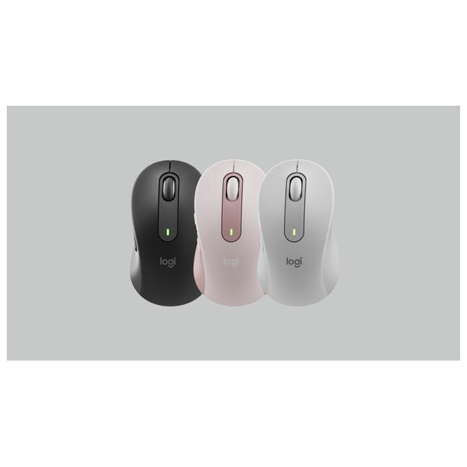 Logitech 910-006236 Signature M650 L Mouse Wireless Bluetooth Ottico 2000 DPI 5 tasti clic silenzioso colore Grafite