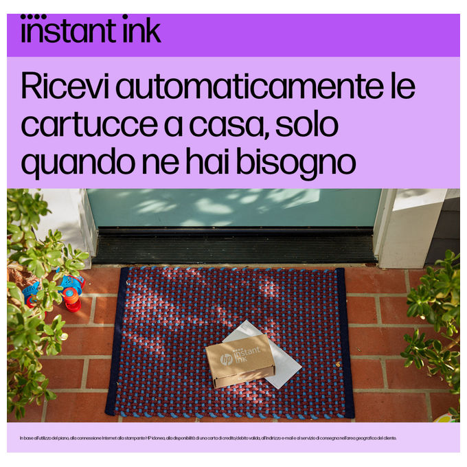 HP 588R4B DeskJet 2822e Stampante Multifunzione Inkjet A4 Stampa Copia Scansione Wi-Fi AirPrint HP Instant Ink colore Blu
