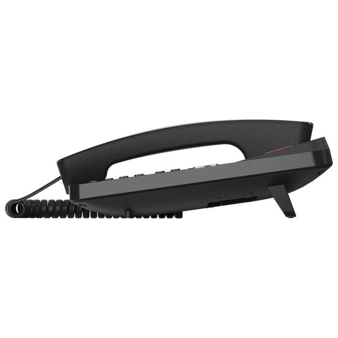 Gigaset DESK 800A Telefono DECT a filo con segreteria display LCD vivavoce rubrica 200 voci colore Nero